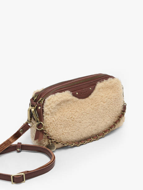 Cross Body Tas Vintage Leder Mila louise Violet vintage 23673XTC ander zicht 1